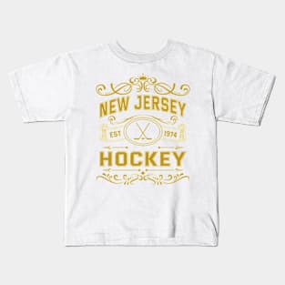 Vintage New Jersey Hockey Kids T-Shirt